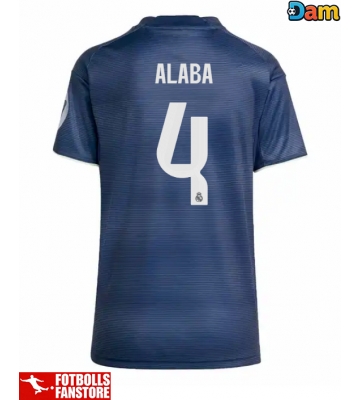 Real Madrid David Alaba #4 Bortatröja Dam 2025-26 Kortärmad